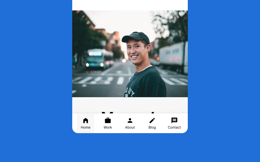 Modifying the Mobile Navigation - Version 1
